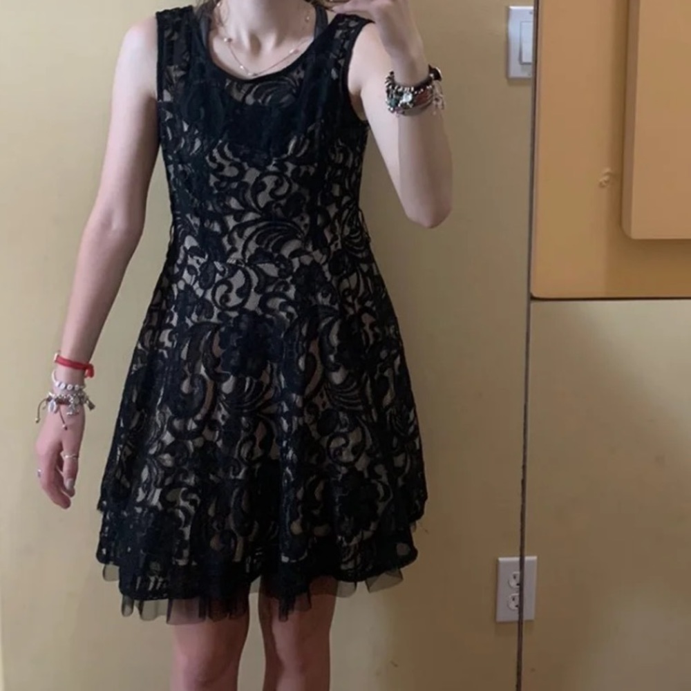 black dress